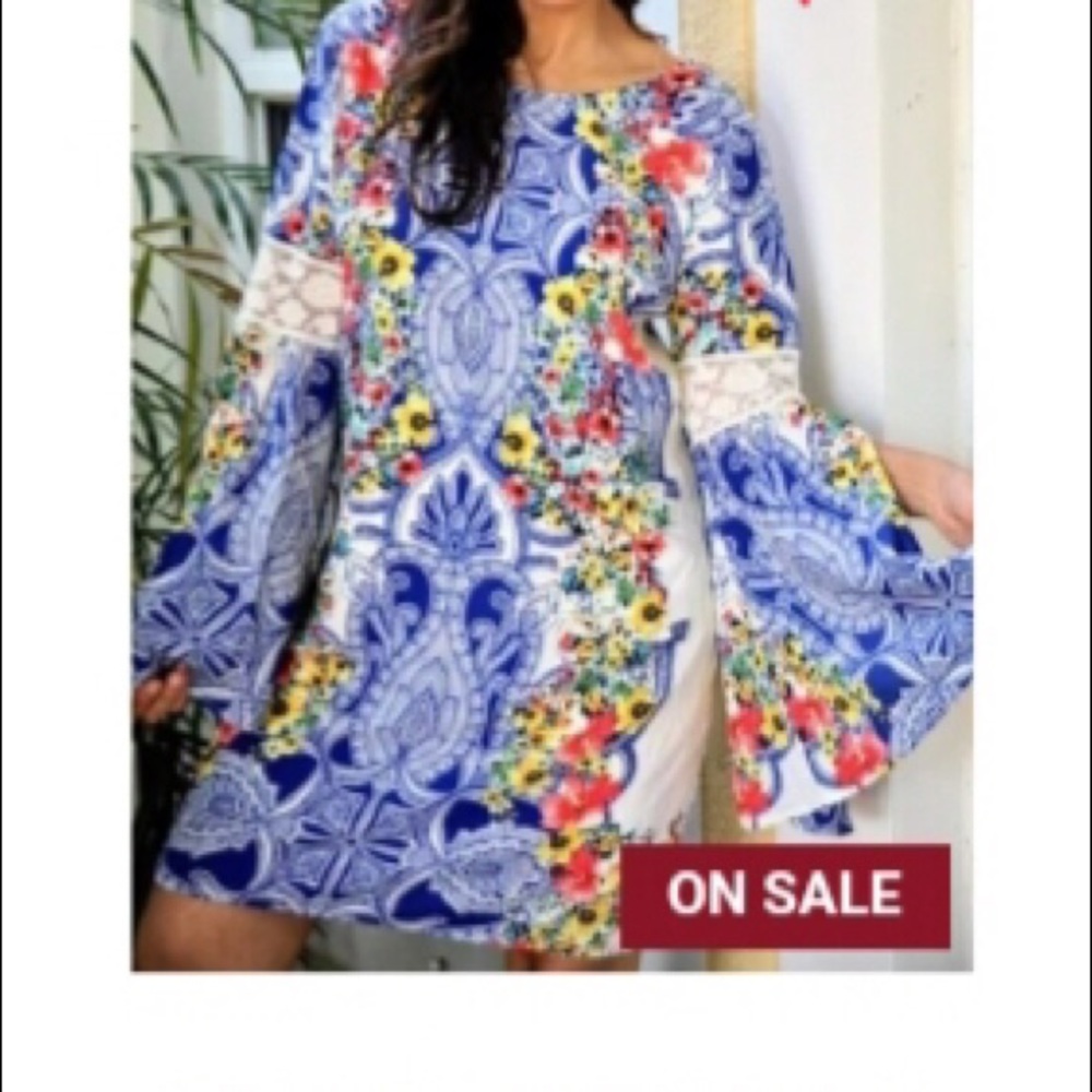 Pink Owl Multicolored Tunic Dress